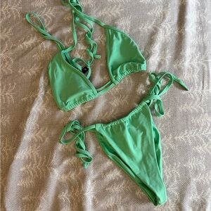 Fabletics High Cut Bikini Women’s Size XS Padding